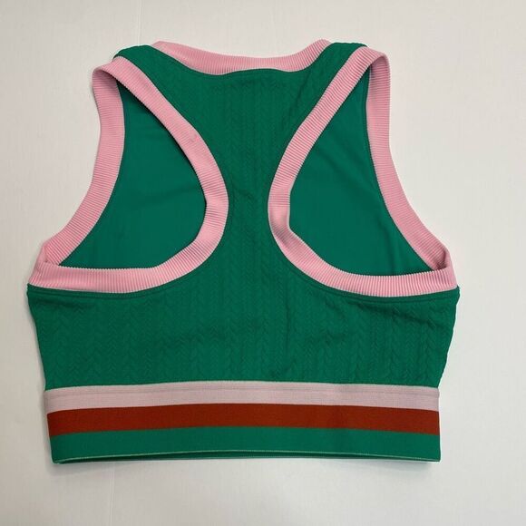 Beach Riot x Anthropologie Gwen Racerback Top Green Size XS - Picture 4 of 11